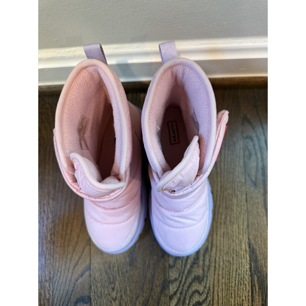 Hunter Kids Comfy Little Girls Insulated Snow Boots Pink Sz 12c - Picture 7 of 10